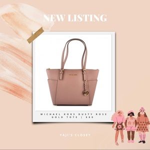 Michael Kors Dusty Rose Gold Tote